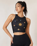 Solar System Athletic Crop Top